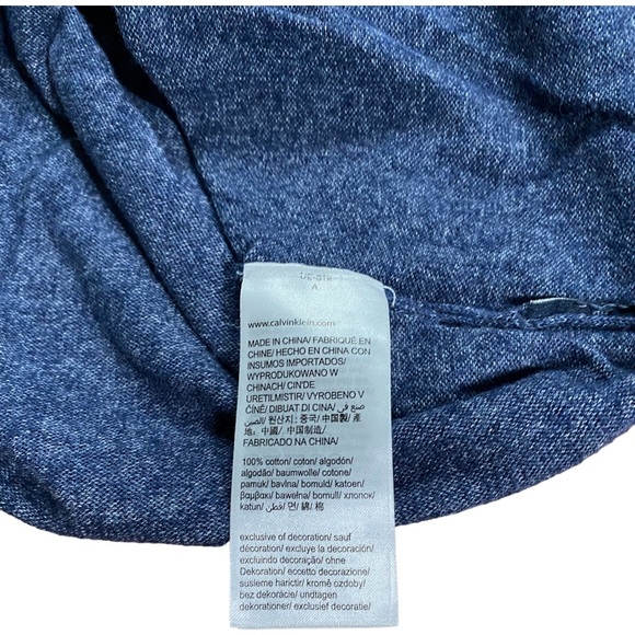 Heavy Knit Calvin Klein Short Sleeve Tee - Picture 6 of 7